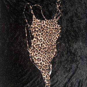 Leopard Print Ladies One Piece